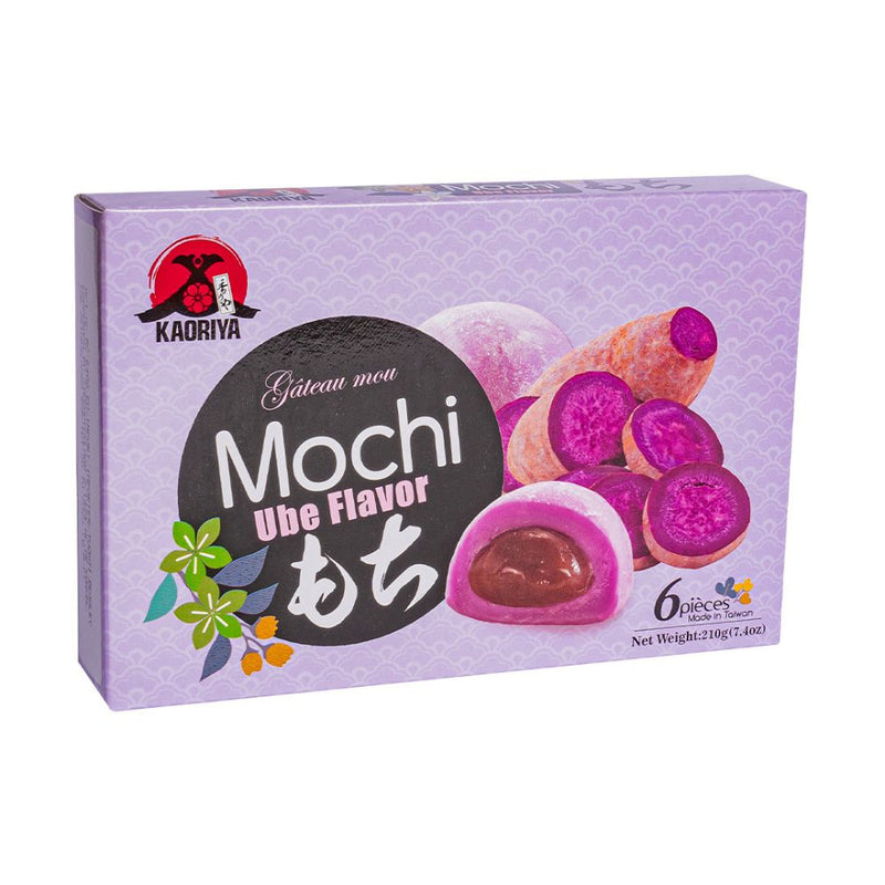 Confezione da 210g di mochi al gusto ube Kaoriya Ube