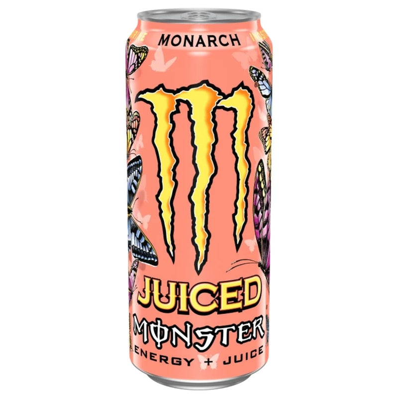 (Monster no coleccionable, dañado) Monster Monarch, bebida energética de frutas de 500 ml