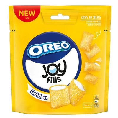 Oreo Joy Fills Golden, tocchetti alla vaniglia ripieni di crema Oreo da 90g (4780665995361)