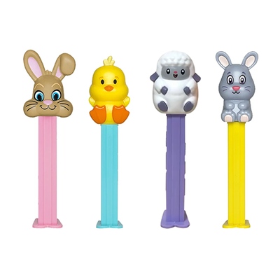 Pez Easter Edition,  dispenser con caramelle alla frutta da 24.7g (4553828008033)