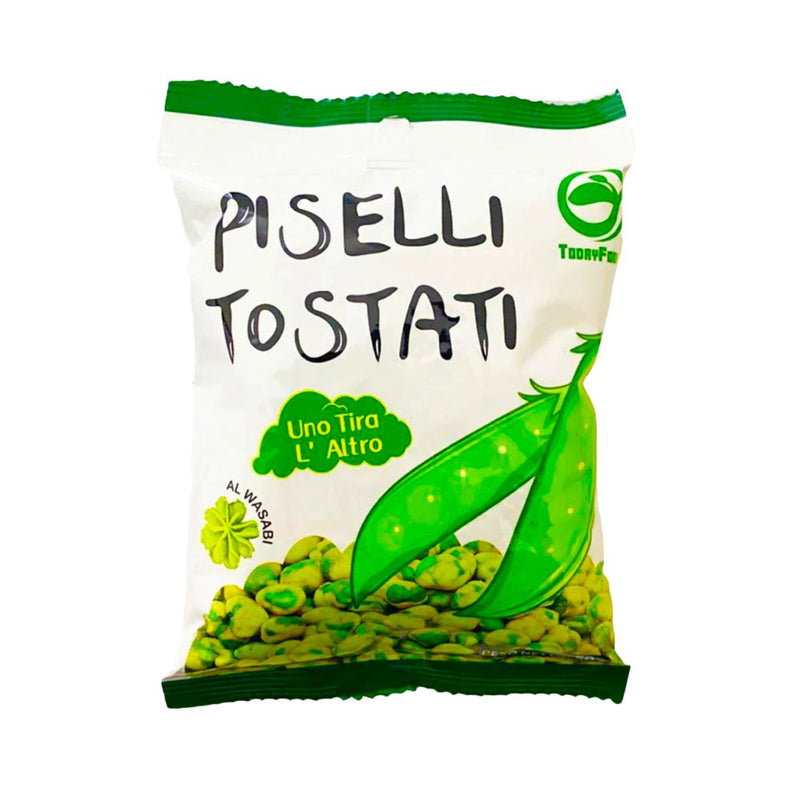 Confezione da 50g di piselli tostati al wasabi