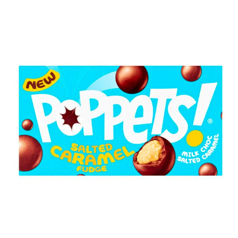 Poppets! Salted Caramel Fudge, 40g salted caramel filled chocolates