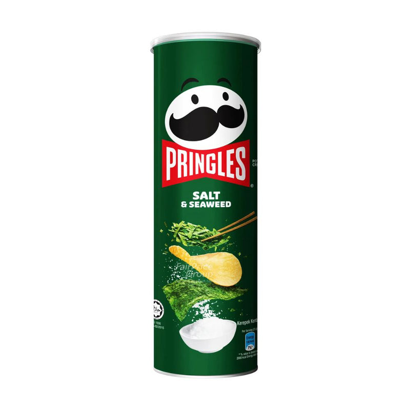 Pringles Seaweed, nori seaweed crisps 147g