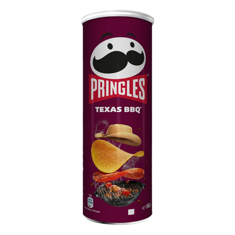 Pringles Texas Barbecue, 165g Barbecue Sauce Chips