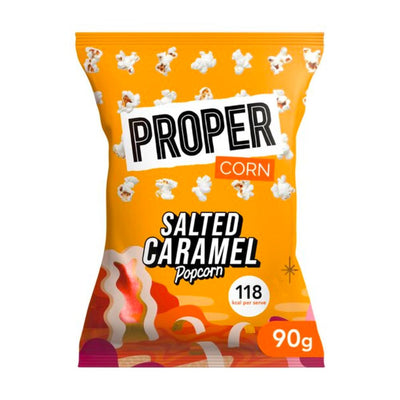 Confezione da 90g di popcorn Proper Corn Salted Caramel