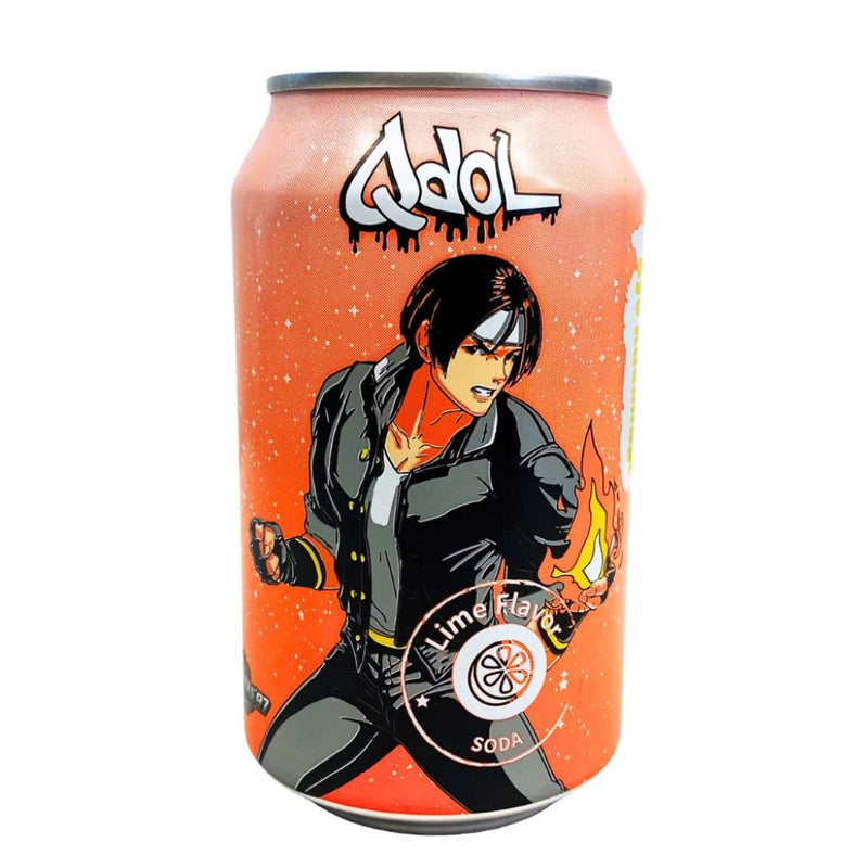 Confezione da 330ml di bevanda al lime Qdol King of Fighters Kyo Kusunagi