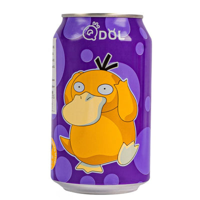 Confezione da 330ml di bevanda all'uva Qdol Psyduck Grape