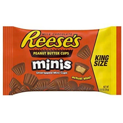 Reese's Mini Peanut Butter Cups, cioccolatini ripieni di burro d'arachidi da 70g