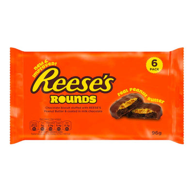 Confezione da 96g di biscotti al burro d'arachidi Reese's Rounds