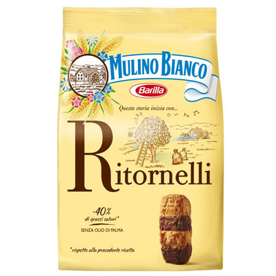 Confezione da 700g di biscotti al cacao ritornelli Mulino bianco