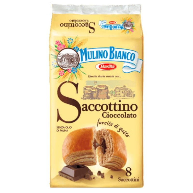 Saccottino al Cioccolato Mulino Bianco, merendine con crema al cioccolato da 336g