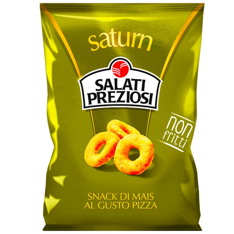 Salati Preziosi Saturn, snack de maíz con sabor a pizza 110g