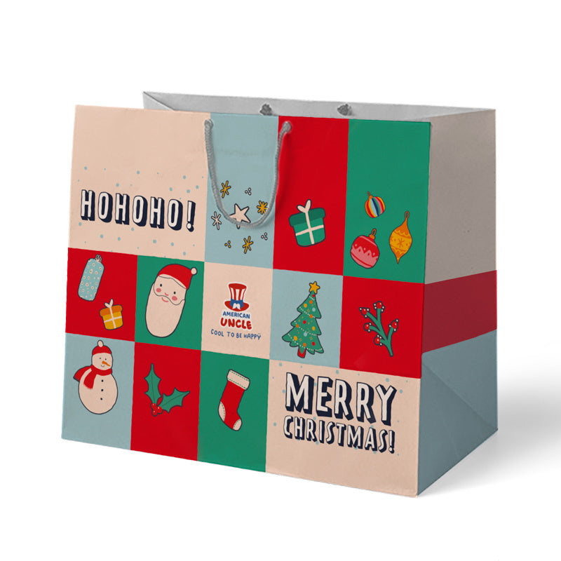 Christmas gift bag, ideal for holding 40 products