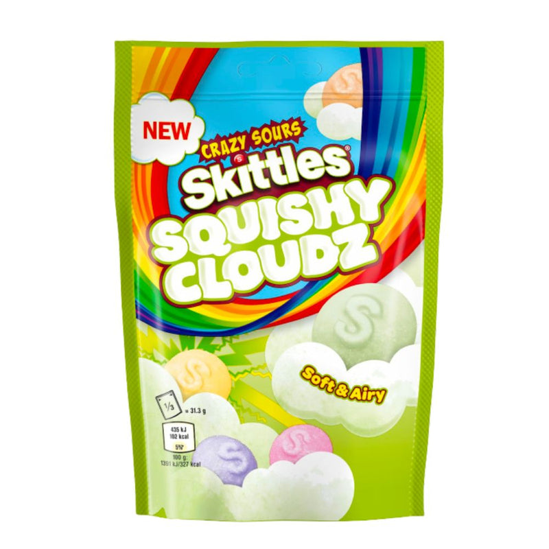 Confezione di caramelle Skittles Squishy Cloudz da 94g