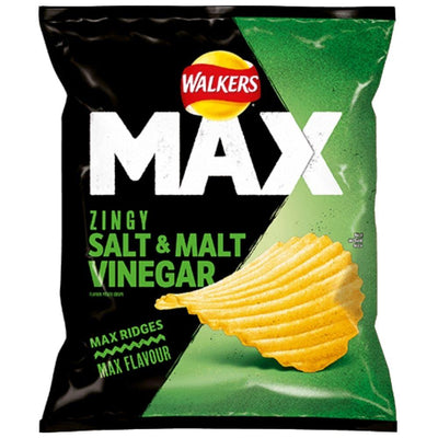 Walkers Max Salt&Vinegar, patatine sale e aceto da 50g (4699597701217)