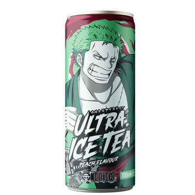 Confezione da 330ml di tè al gusto di pesca Ultra Ice Tea Zoro